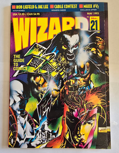 Wizard Magazine #21 (May 1993) Rob Liefeld Image Comics Era