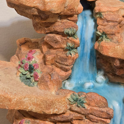 1998 Enesco Friends of the Feather Waterfall Figurine by Karen Hahn