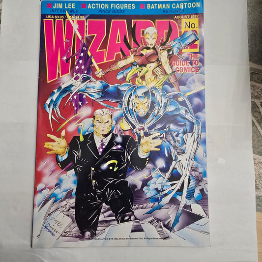 Wizard Magazine #12 (Aug 1992) Jim Lee WildC.A.T.s Cover