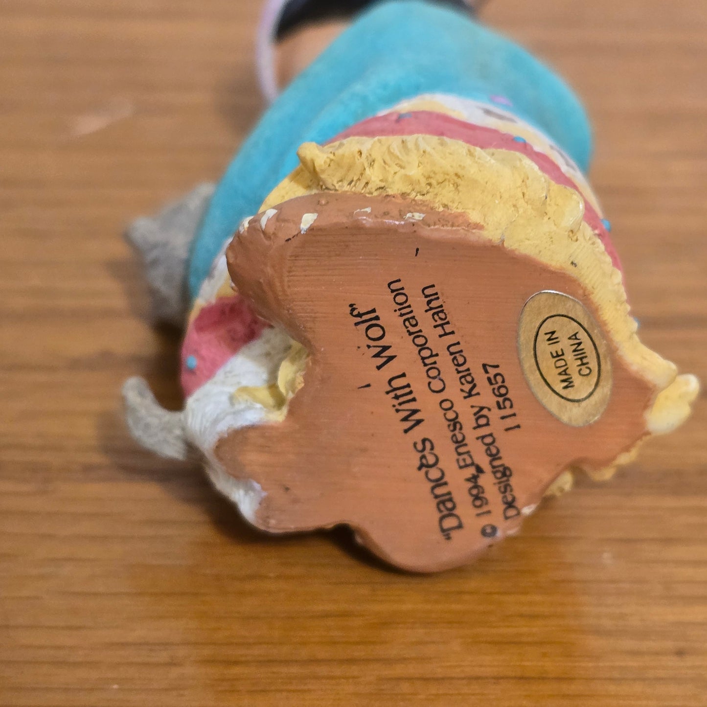 1994 Enesco Friends of the Feather “Dances With Wolf” Figurine by Karen Hahn