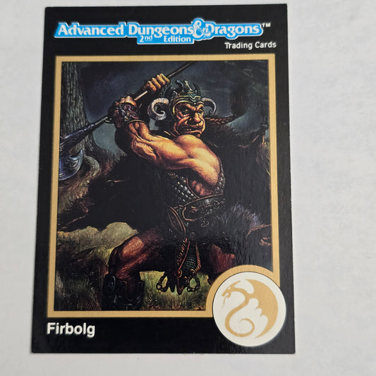 Firbolg — AD&D 2E Trading Card (#21, 1992 Gold Icon)