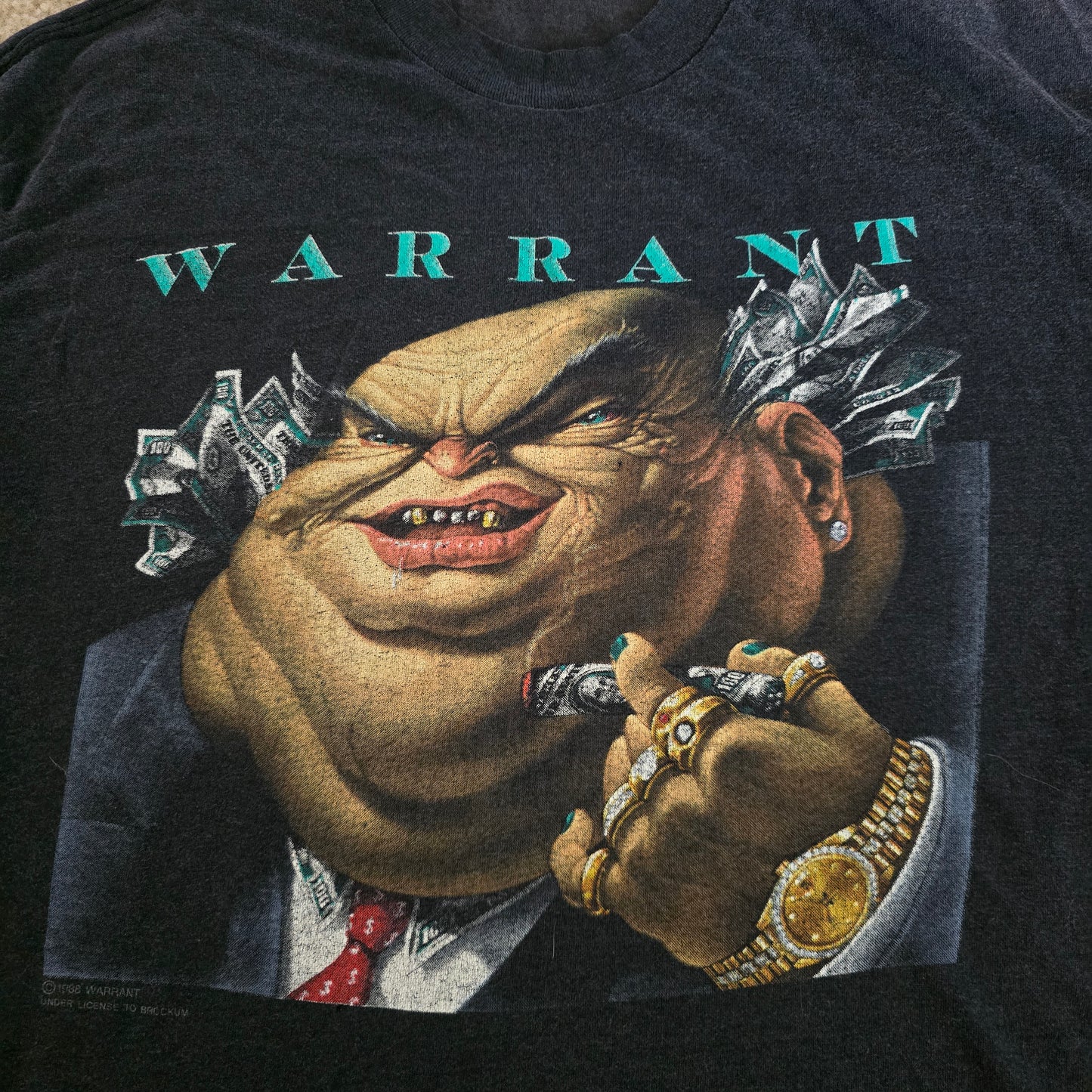 Vintage Warrant Band Tee Dirty Rotten Filthy Stinking Rich Shirt