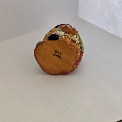 Friends of the Feather Figurine – Girl Holding Eggs – Enesco – Karen Hahn