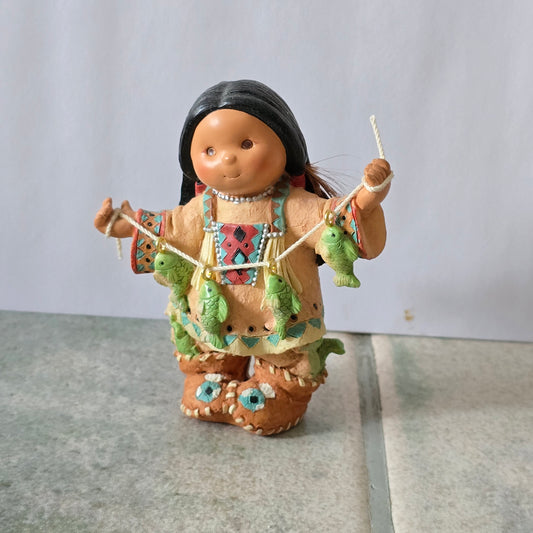 Enesco Friends of the Feather – “Eight Is Great” – 1997 Figurine (#326488)