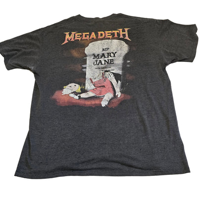Vintage 1988 Megadeth Mary Jane T-Shirt Spring Ford Tag Made in USA XL