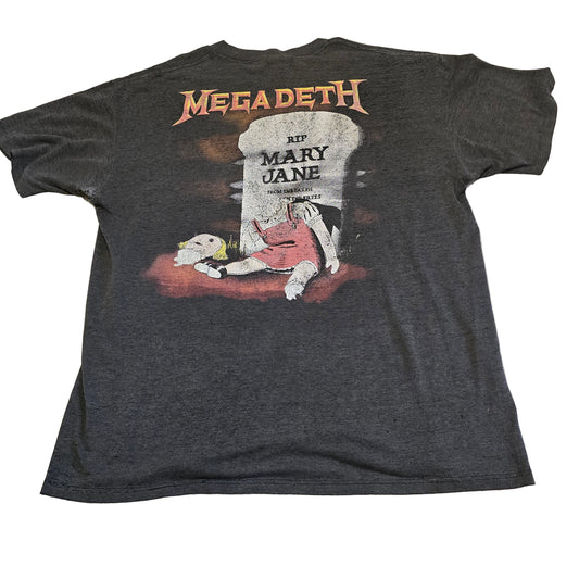 Vintage 1988 Megadeth Mary Jane T-Shirt Spring Ford Tag Made in USA XL