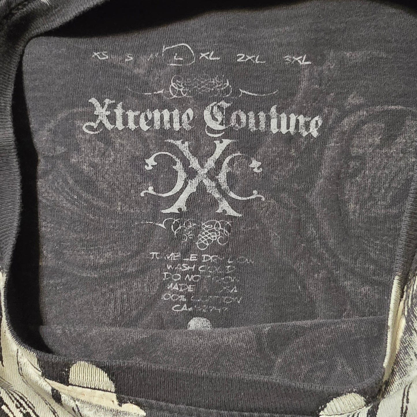 Xtreme Couture Winged Skull Graphic Tee – Men’s Large