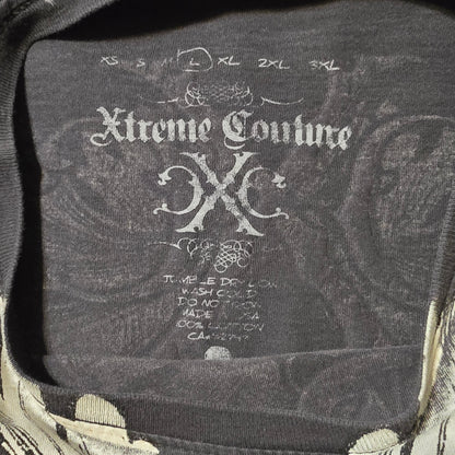 Xtreme Couture Winged Skull Graphic Tee – Men’s Large