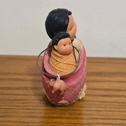 1994 Enesco Friends of the Feather Mother and Child Figurine by Karen Hahn