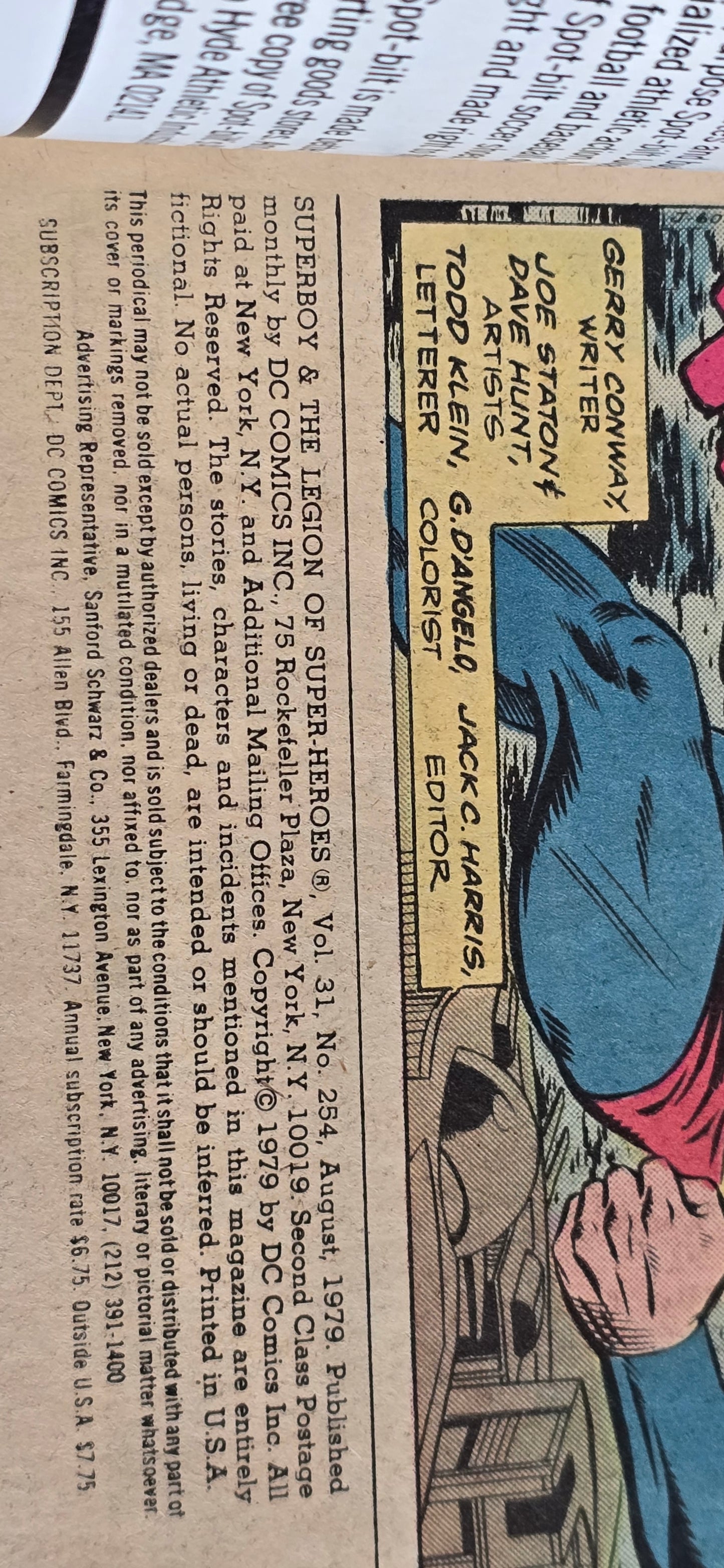 Superboy and the Legion of Super-Heroes #254 (1979) DC Bronze Age | VG
