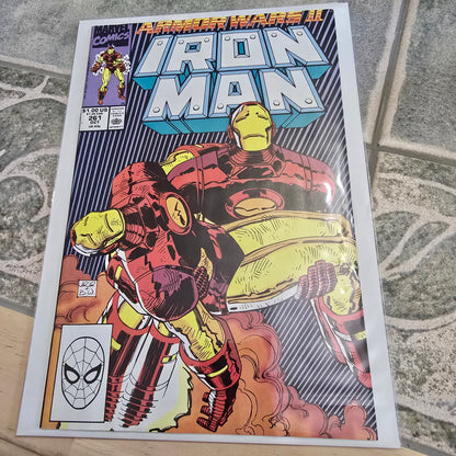 Vintage Iron Man #261 Comic Book 1990 Marvel Armor Wars II Issue