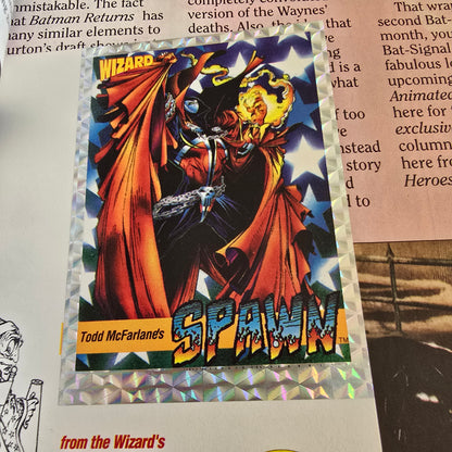 Wizard Magazine #11 (July 1992) Spawn Cover w/ Original Spawn Card