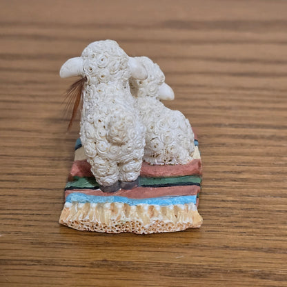 1997 Enesco Friends of the Feather “Bless Ewe” Figurine by Karen Hahn