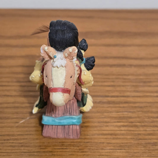 1997 Enesco Friends of the Feather “Ready Two Ride” Figurine by Karen Hahn