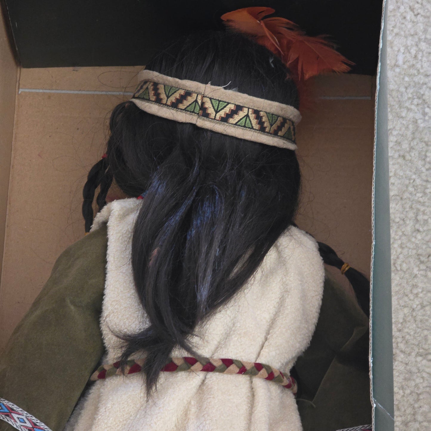 Geppeddo Collector Series “Anoki” Porcelain Doll w/ Box & Dream Catcher