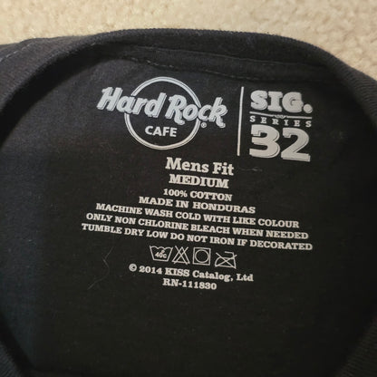 Hard Rock Cafe x KISS Signature Series 32 Amsterdam T-Shirt Medium NWT 2014