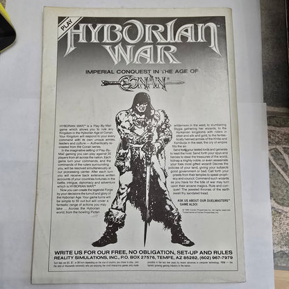 Savage Sword of Conan #166 (Nov 1989) Marvel Magazine