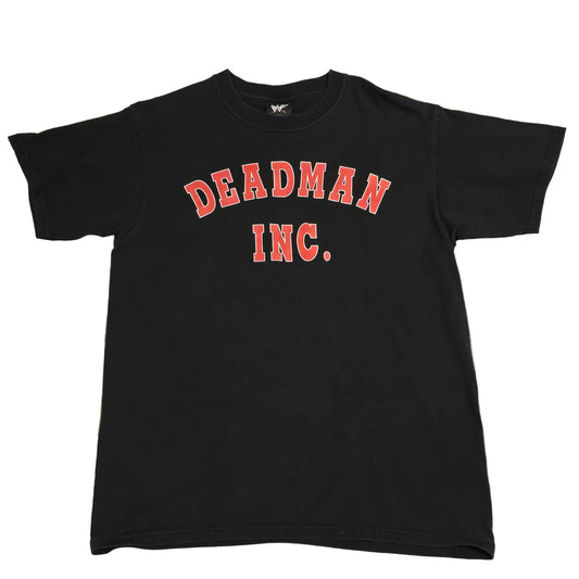 WWF Deadman Inc A Decade of Destruction T-Shirt Black Large Undertaker