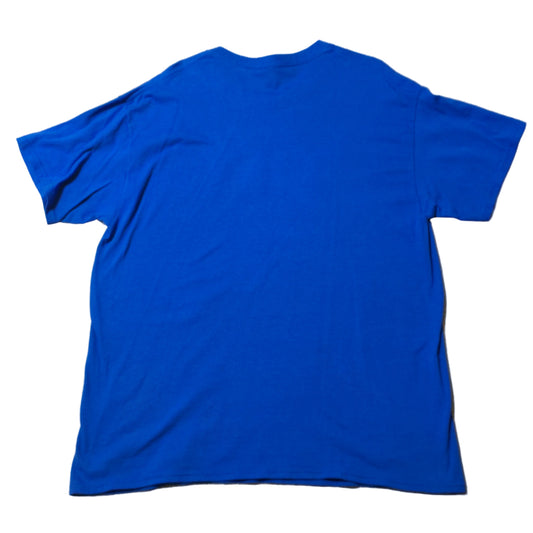 Hot Wheels Logo Blue Graphic Tee – Men’s Large (2015 Mattel)