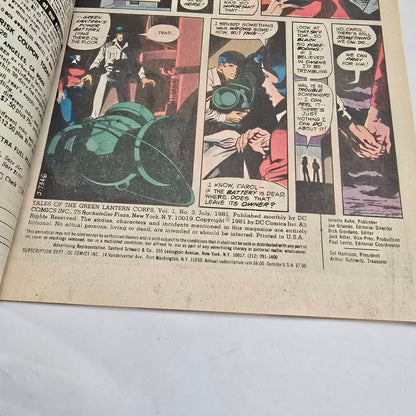 Tales of the Green Lantern Corps #3 (1981) DC FN/VF Bronze Age