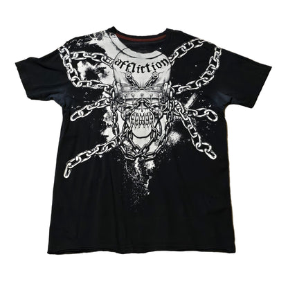 2008 Affliction x Megadeth Chains Graphic Tee – Size Large