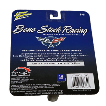 2006 Johnny Lightning Bone Stock Racing 2004 Chevy Corvette Z16 Blue 1:64