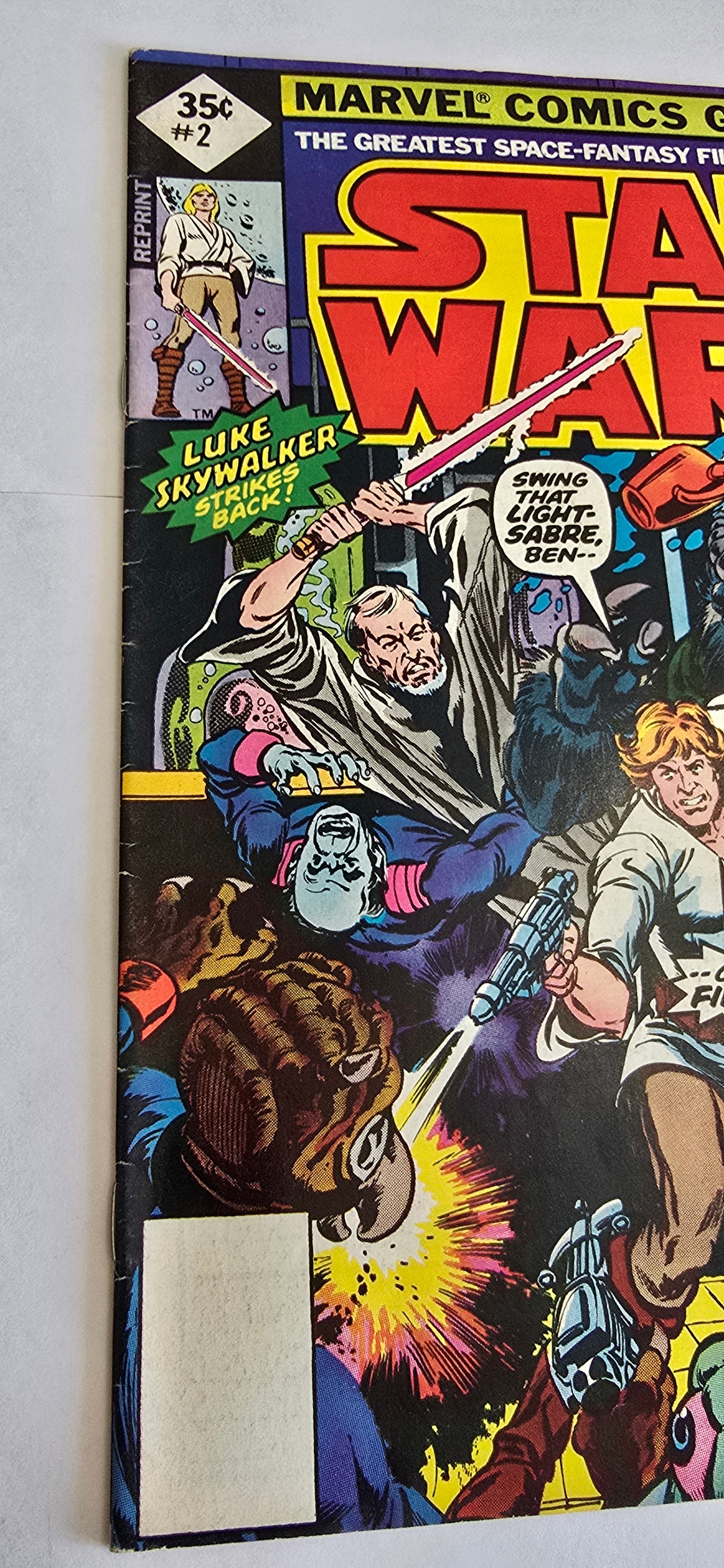Star Wars #2 (1977) Marvel Comics | REPRINT | Luke Skywalker Cover | VG/FN