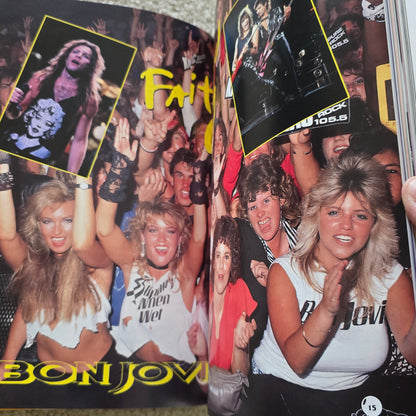 Vintage 1994 Bon Jovi Faith and Glory Book Official Story 90s Rock