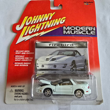 Johnny Lightning Modern Muscle Firebird Die-Cast 1:64 White New Sealed