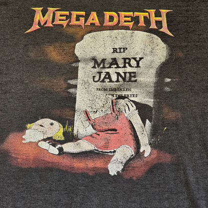 Vintage 1988 Megadeth Mary Jane T-Shirt Spring Ford Tag Made in USA XL