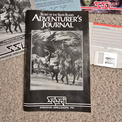 Vintage AD&D Secret of the Silver Blades – IBM PC Big Box SSI Gold Box RPG