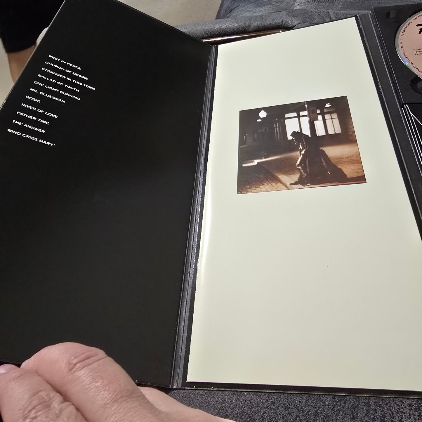 Vintage 1991 Richie Sambora – Stranger In This Town CD Longbox + Promo Pick Necklace