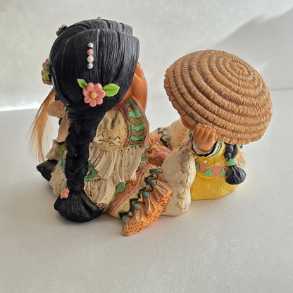 1997 Friends of the Feather “She Who Plays Well With Others” Figurine – Enesco, Karen Hahn