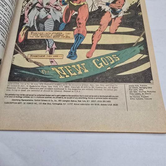 Return of the New Gods #18 (1978) DC Bronze Age VF-