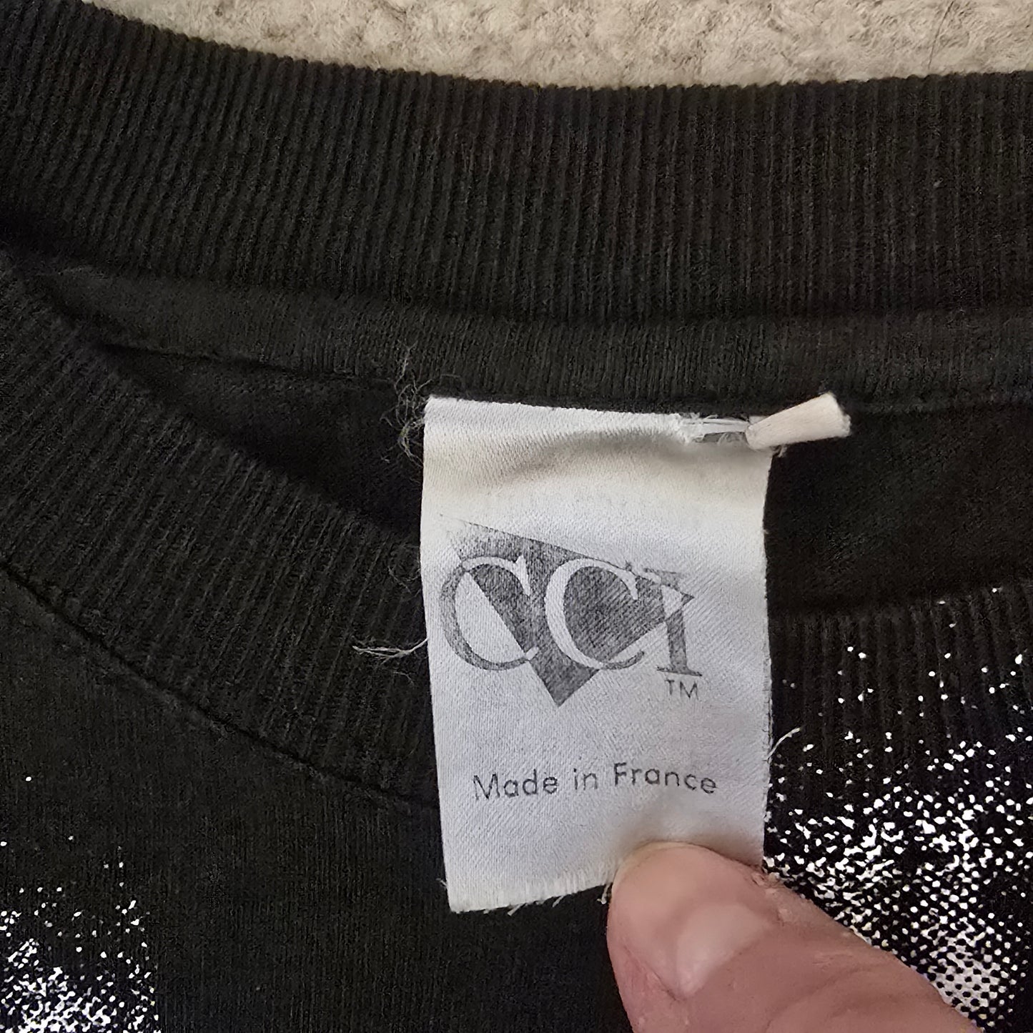 Vintage 1991 Richie Sambora Stranger in This Town T-Shirt Made in France XL