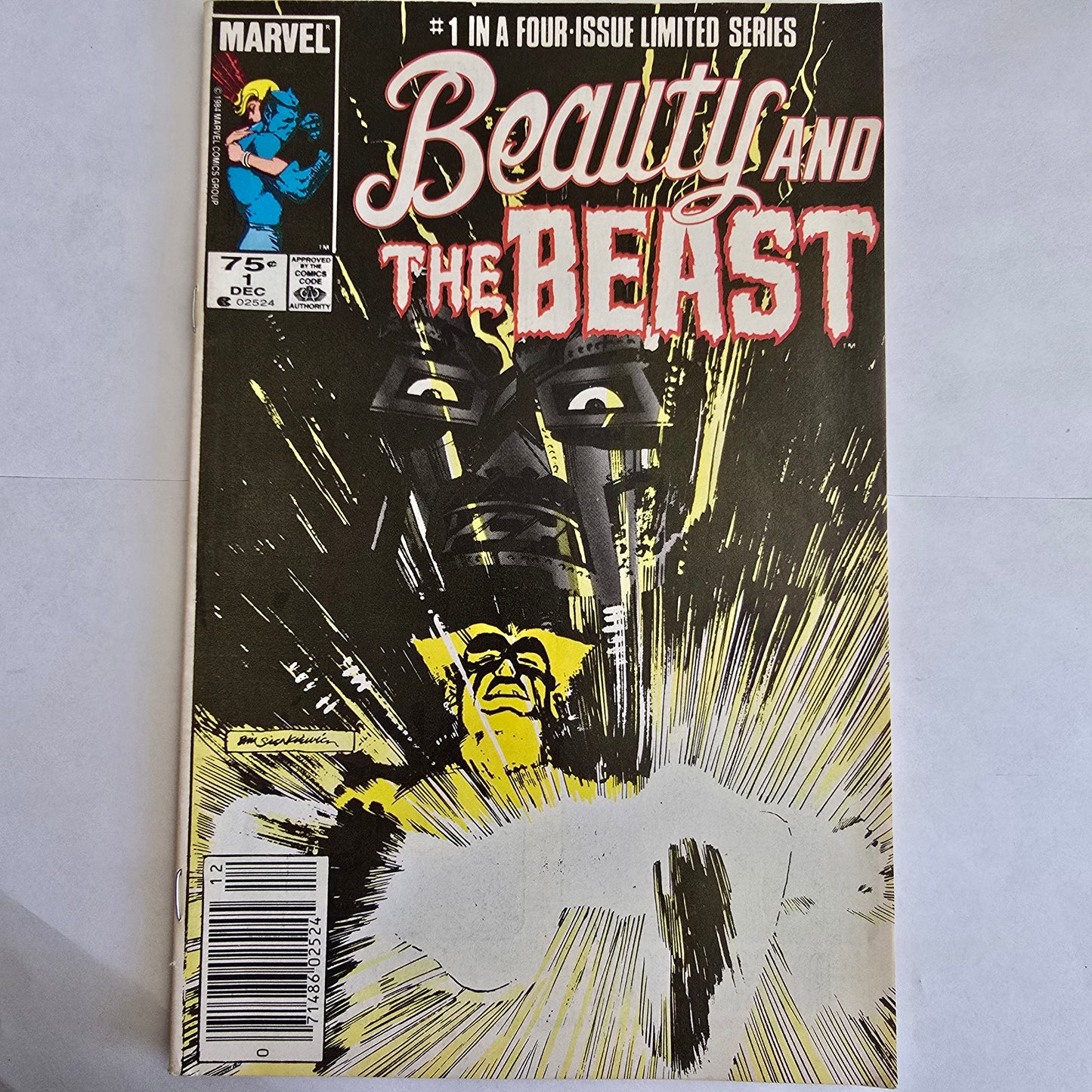 Beauty and the Beast #1 (1984) Marvel Limited Series | Beast | VG