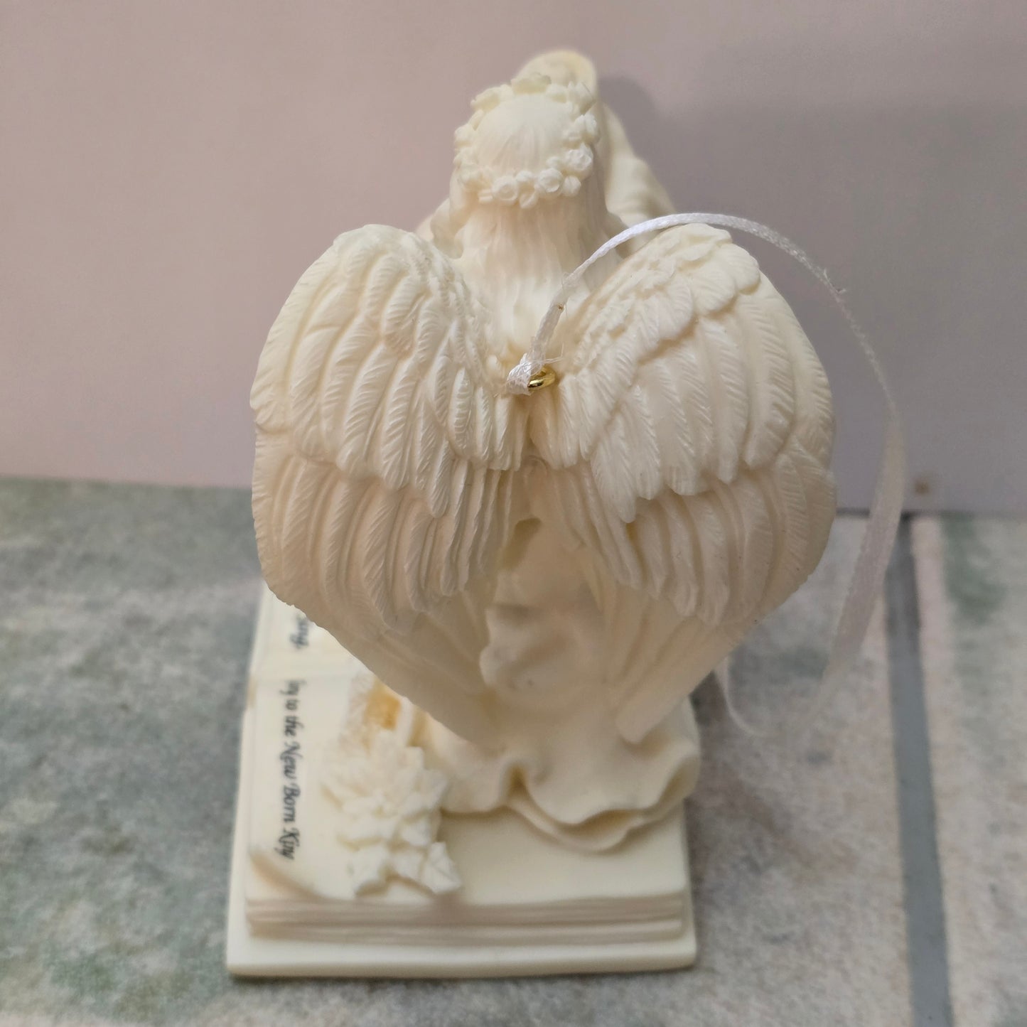 Roman Inc. Angel with Baby Jesus Ornament Figurine 2001 – Christmas Nativity – Hark the Herald Angels Sing