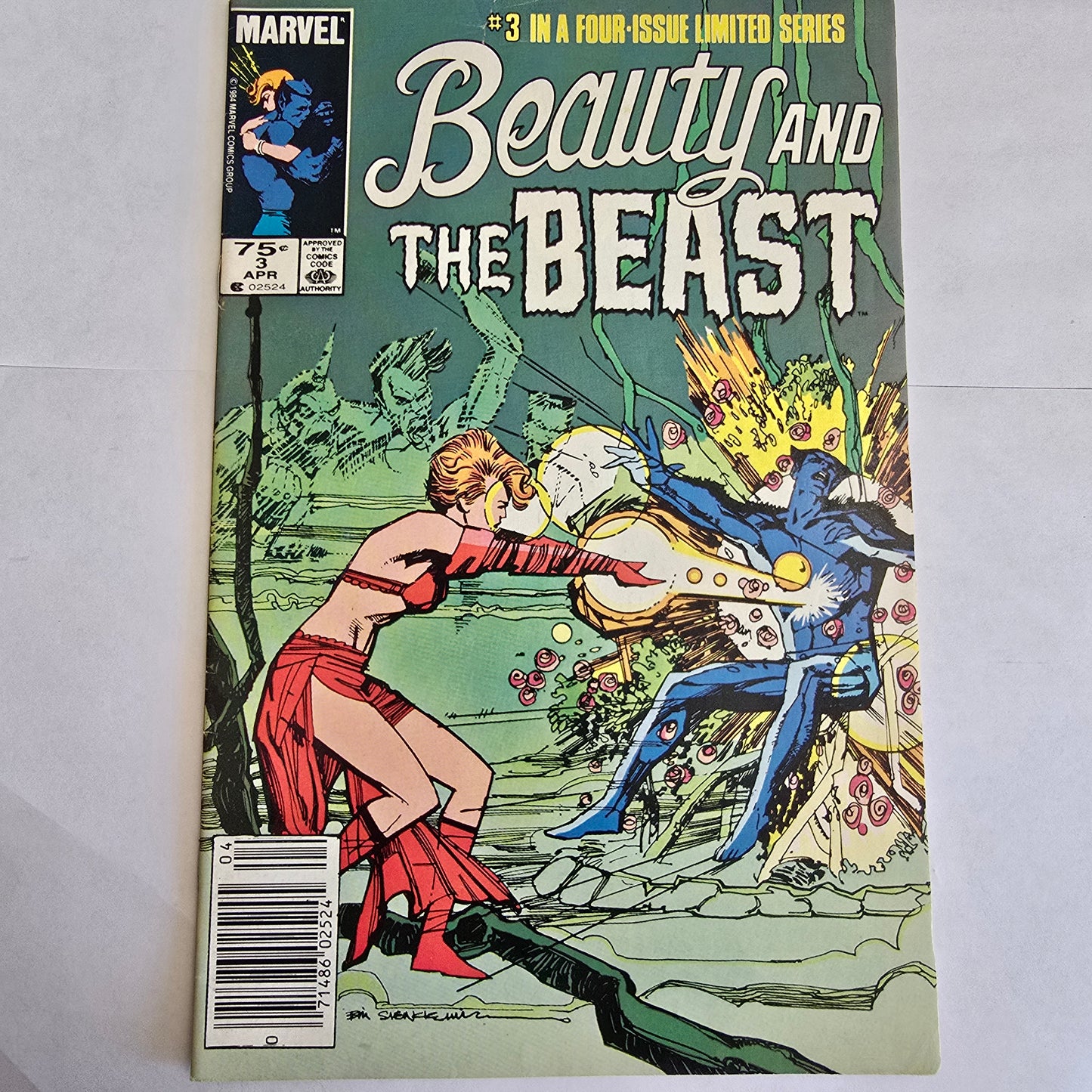 Beauty and the Beast #3 (1985) Marvel Limited Series | Dazzler & Beast | VG+