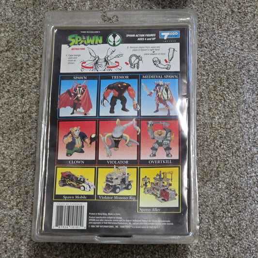 Vintage Spawn Action Figure 1994 McFarlane Toys w Comic Sealed MOC Clear Blister