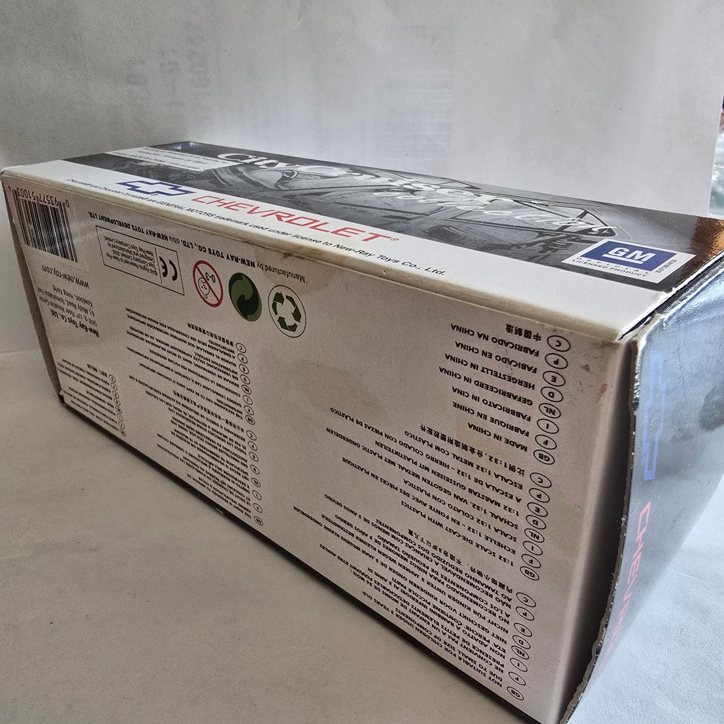 1997 Chevrolet Camaro SS 1:32 Die-Cast Pullback Model Blue NewRay Boxed