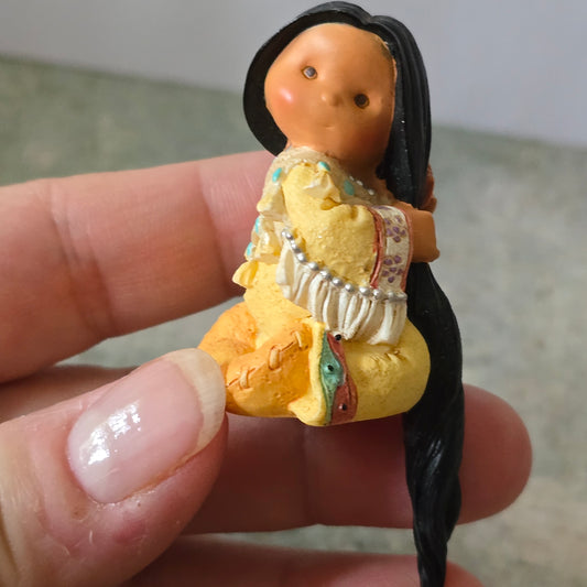 Enesco Friends of the Feather – “Braided Beauty” – 1998 Figurine (#477575)
