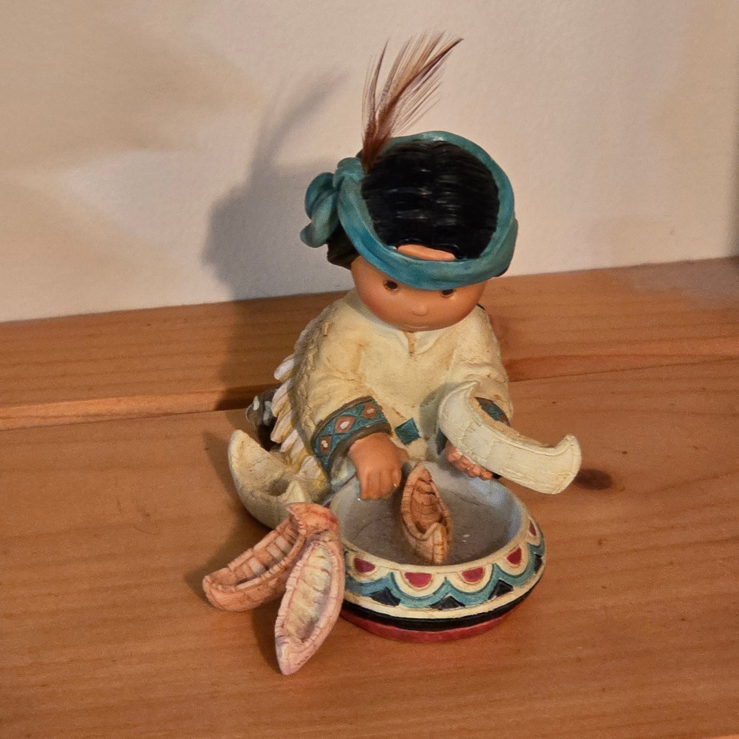 Friends of the Feather – “Canoe Be Five, Too?” – 1997 Enesco Figurine #326437