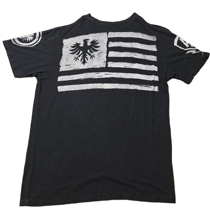 Affliction American Customs Tee Skull Wings Graphic – Men’s Large