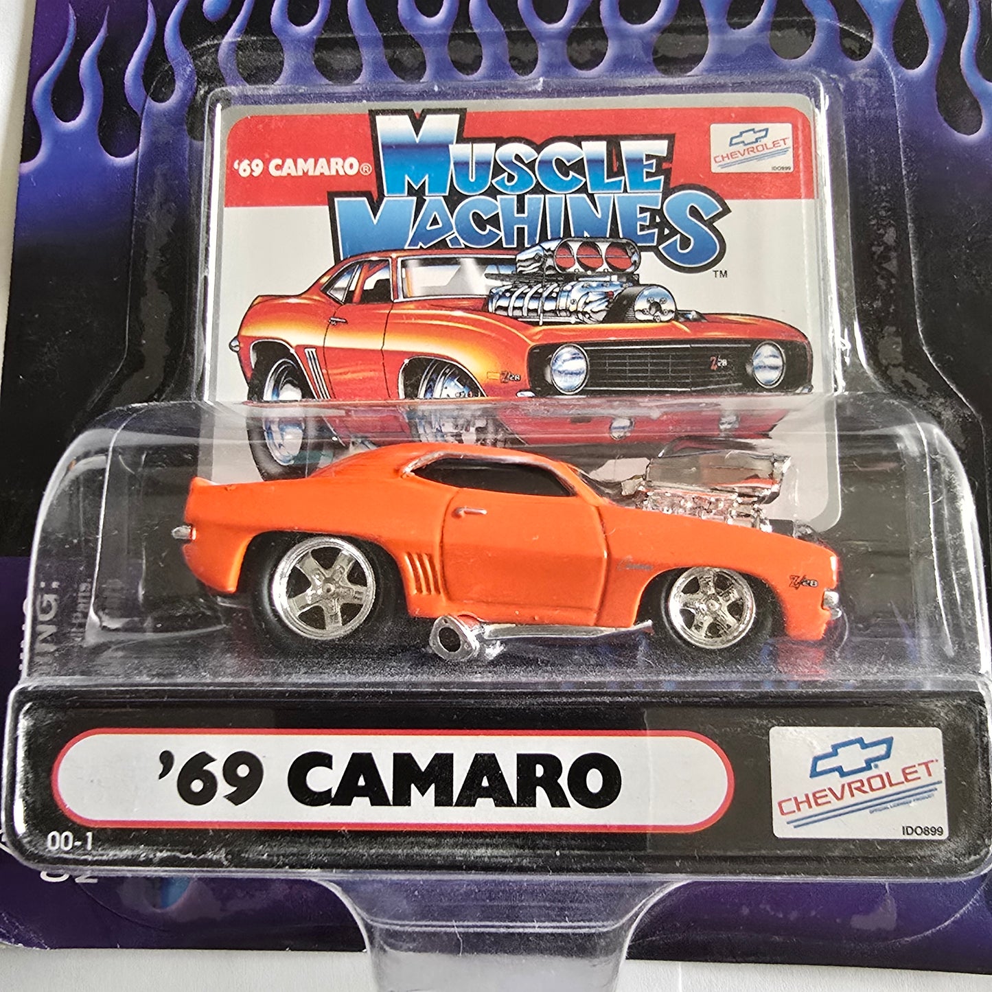 Muscle Machines ’69 Camaro Orange 1:64 Die-Cast Adult Collectible Sealed