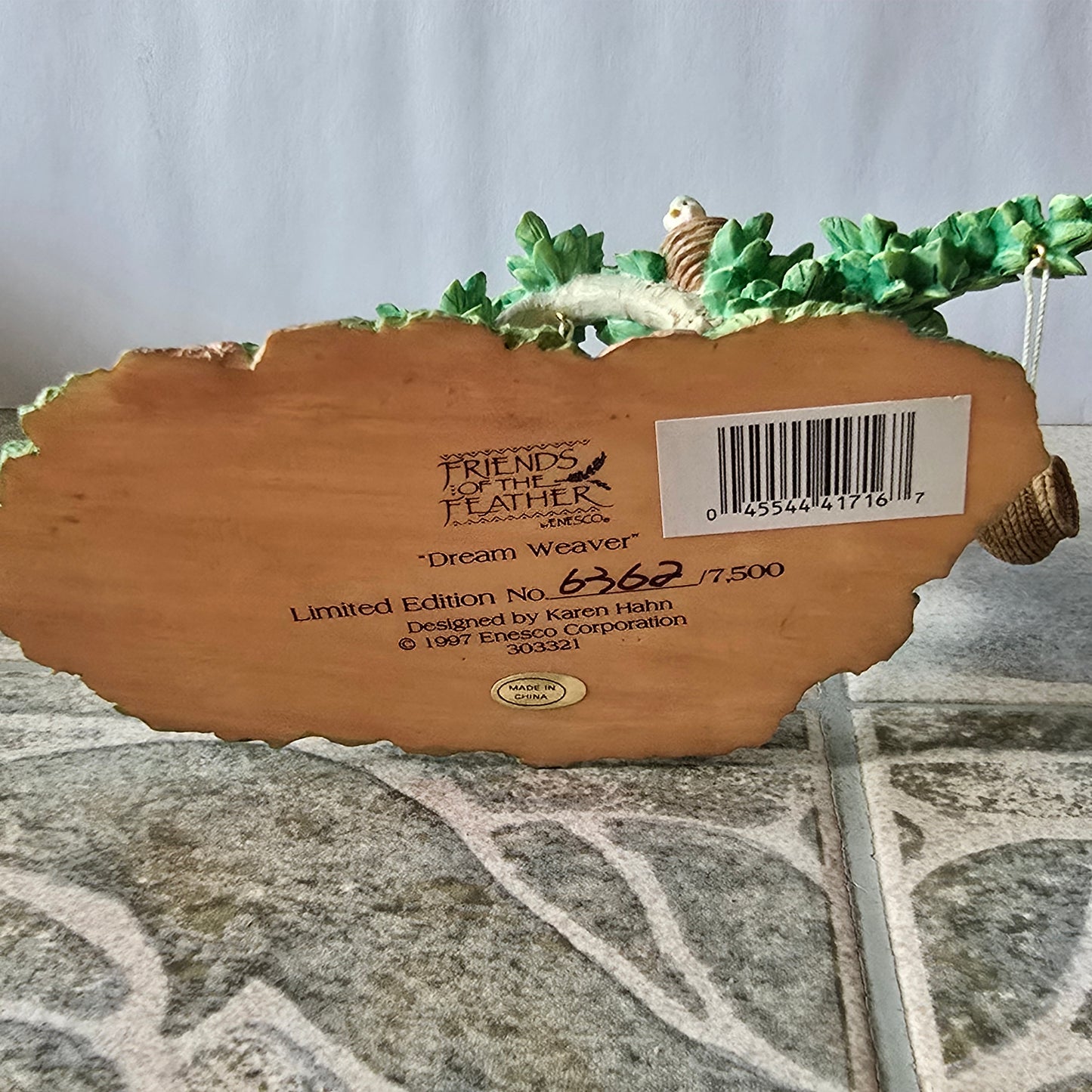 Enesco Friends of the Feather – “Dream Weaver” – 1997 Limited Edition Figurine (#303321)