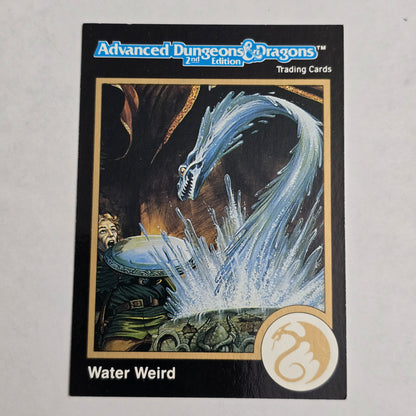 AD&D 2E Trading Card — Water Weird (#40) — Gold Border (1992)