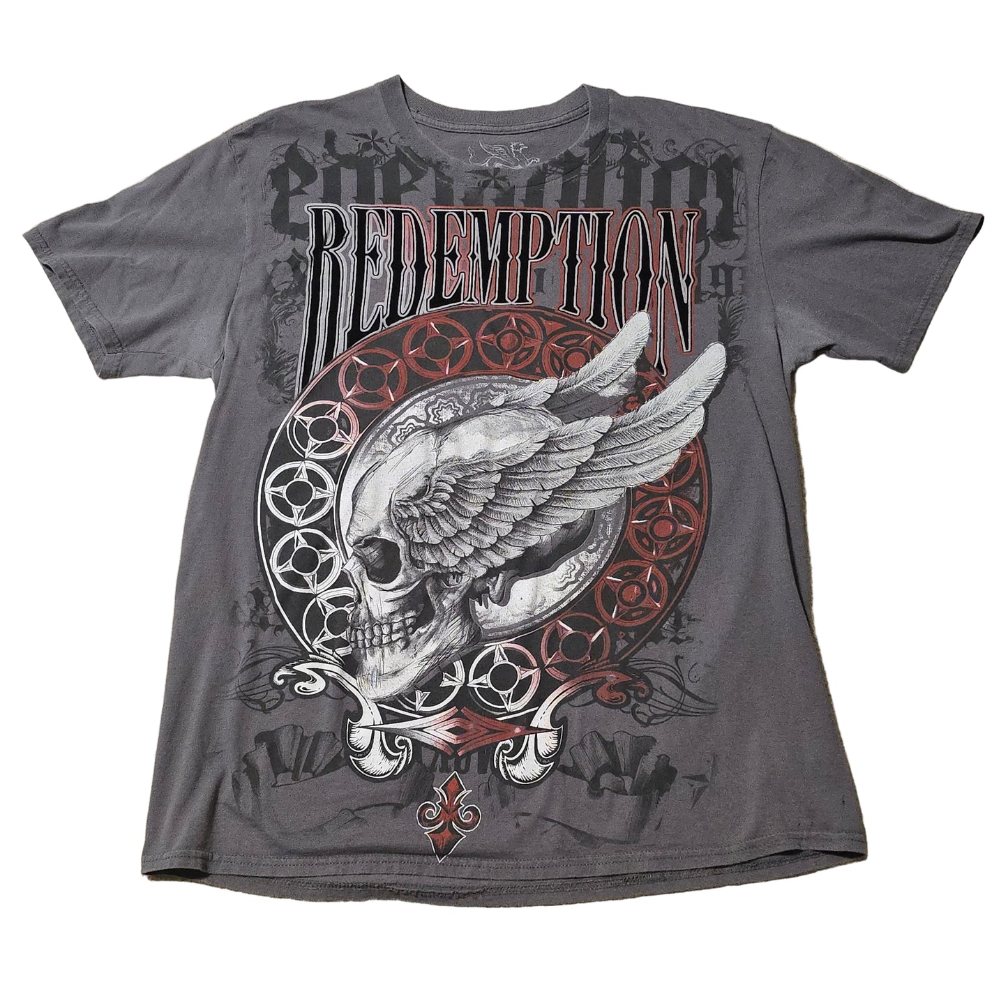 Redemption Winged Skull Graphic Tee – Chemistry Brand – Men’s Large