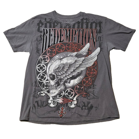 Redemption Winged Skull Graphic Tee – Chemistry Brand – Men’s Large