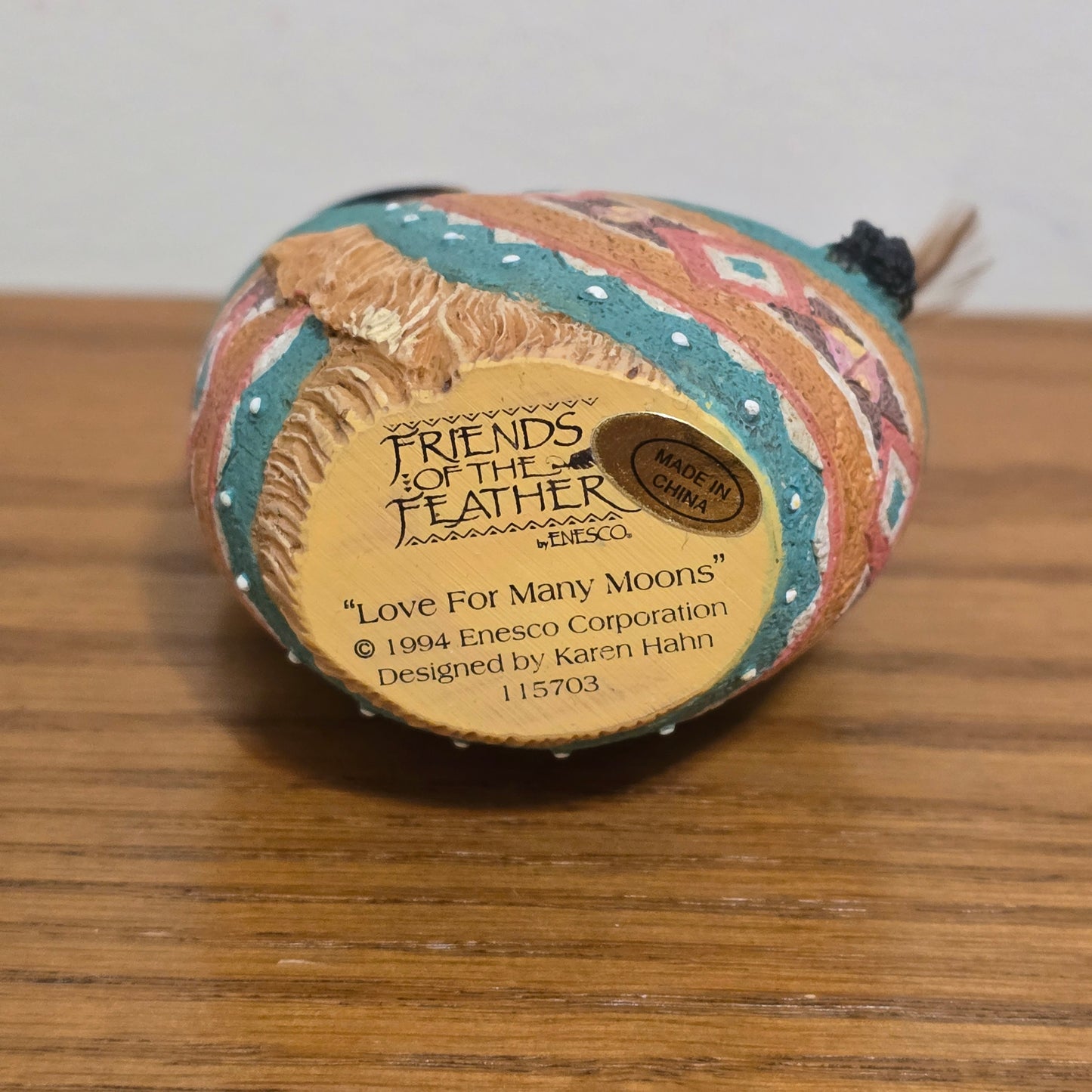 1994 Enesco Friends of the Feather “Love for Many Moons” Figurine