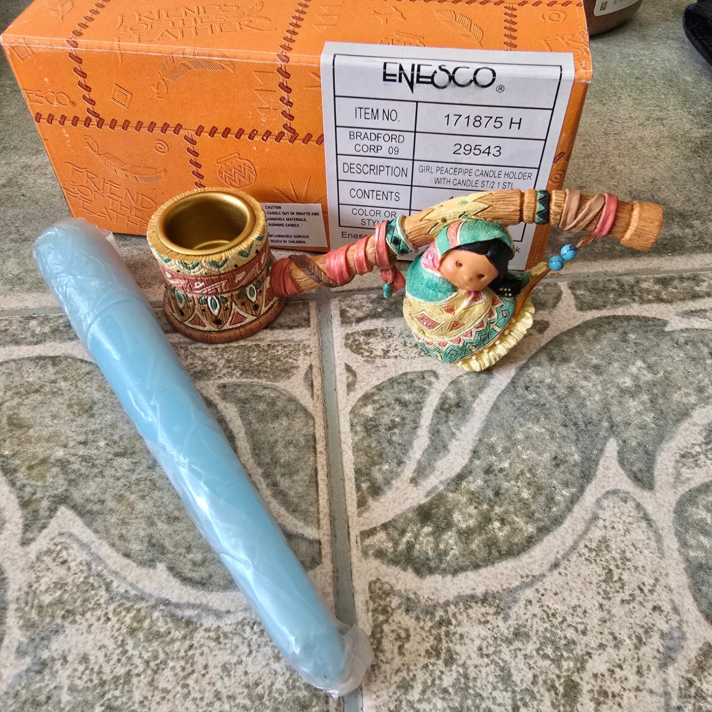 Enesco Friends of the Feather – Pipe Figurine – 1995 (Item #171875)
